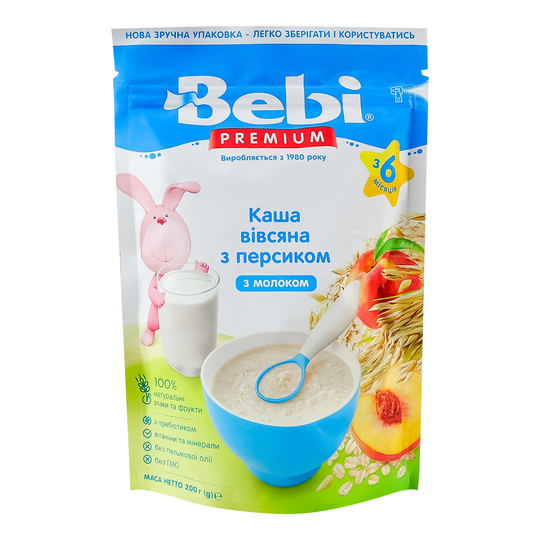 Каша Вівс.перс.мол.з 6м.Bebi Premium200г