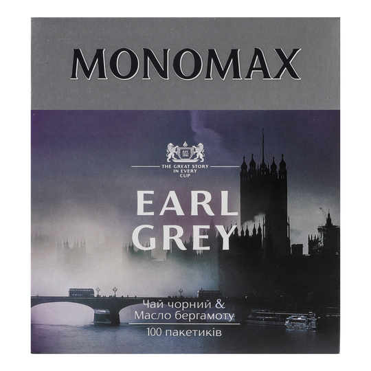 Чай чор. Мономах EARL GREY пакет.100*2г