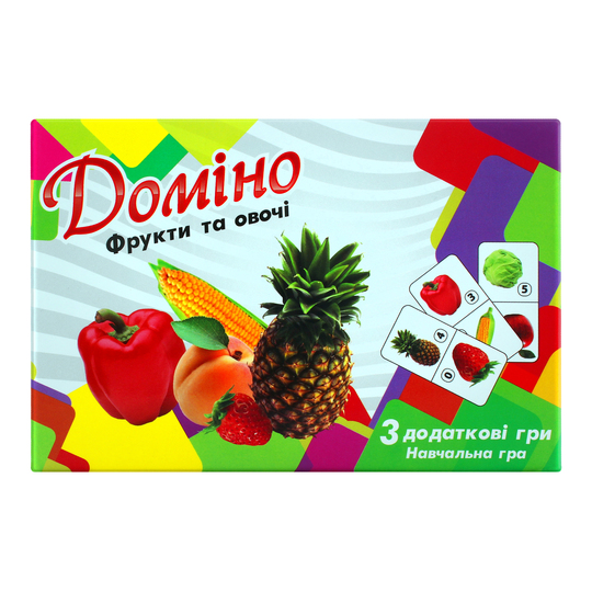 Доміно Strateg Фрукти та овочі
