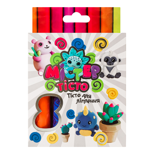 Набір д/ліпки Strateg Містер тіст.8 кол.