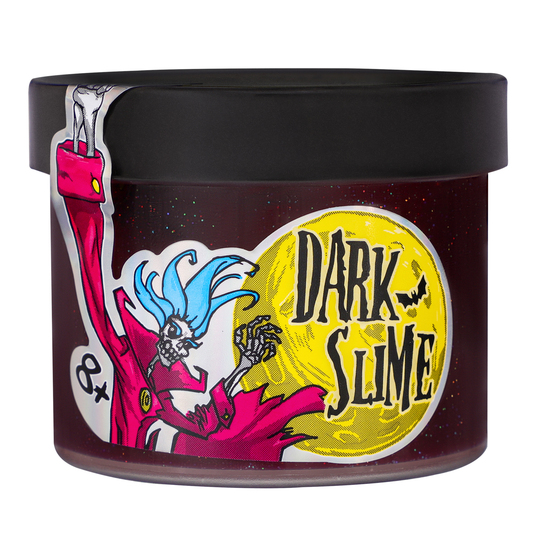 Слайм Strateg Dark slime - з декором