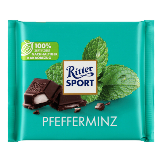 Шоколад перцева м'ята Ritter Sport 100г
