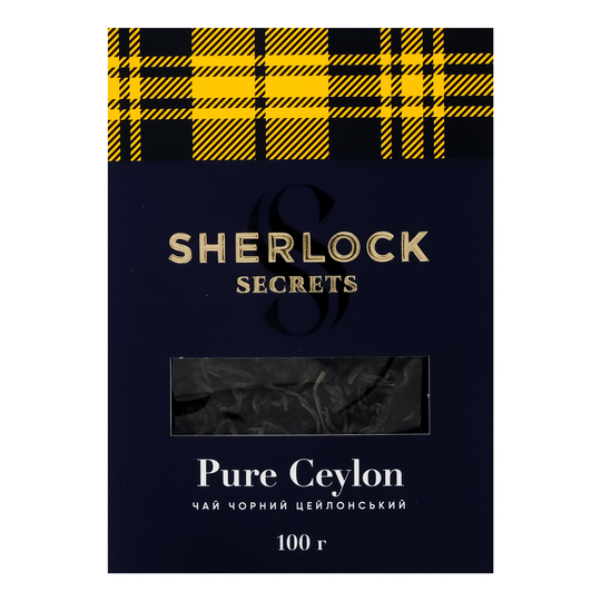 Чай чор.Sherlock Secrets PureCeylon 100г