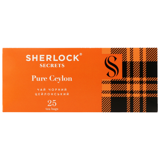 Чай чор. Sherlock Secrets Pure Cey.25*2г