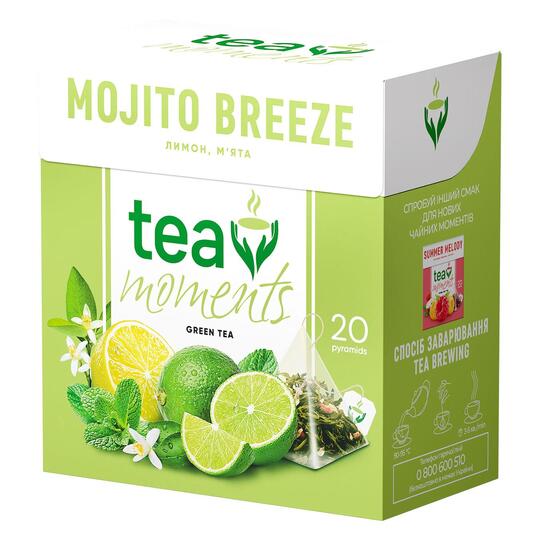 Чай зел. Tea Moments Moj.Br. пір.20*1,7г