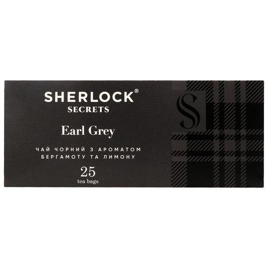 Чай чор. Sherlock Secrets Earl Gr.25*2г