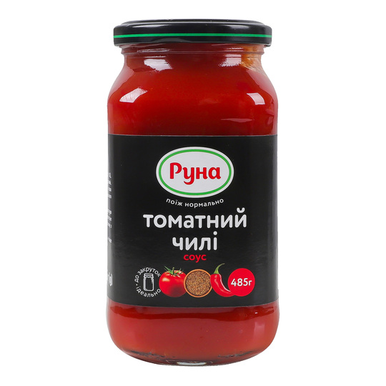 Соус томатний чилі с/б Руна 485г