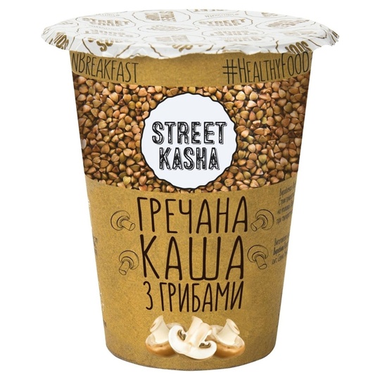 Каша гречана з грибами Street soup 50г