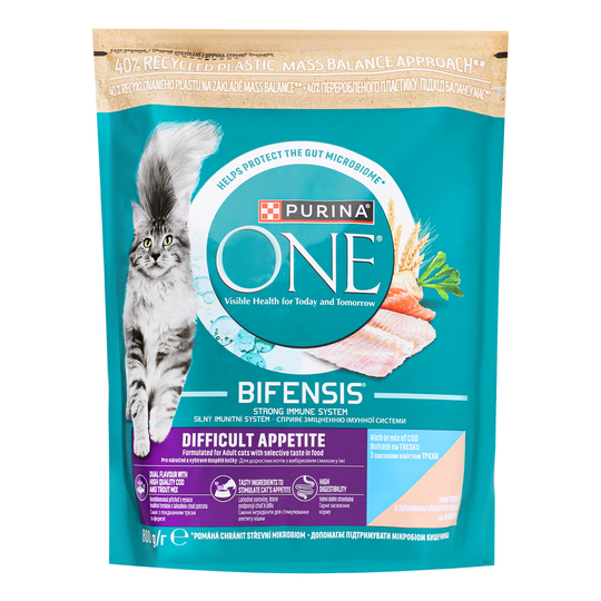 Корм д/кот.OneТріска Форель800г