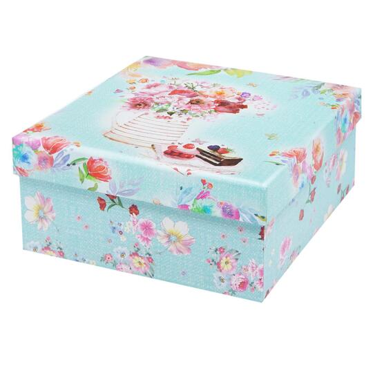 Коробка Квіти Happycom,18*18*8,5см