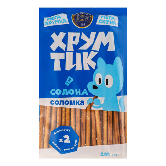 Соломка з сіллю Хрумтик Кулиничі 100г