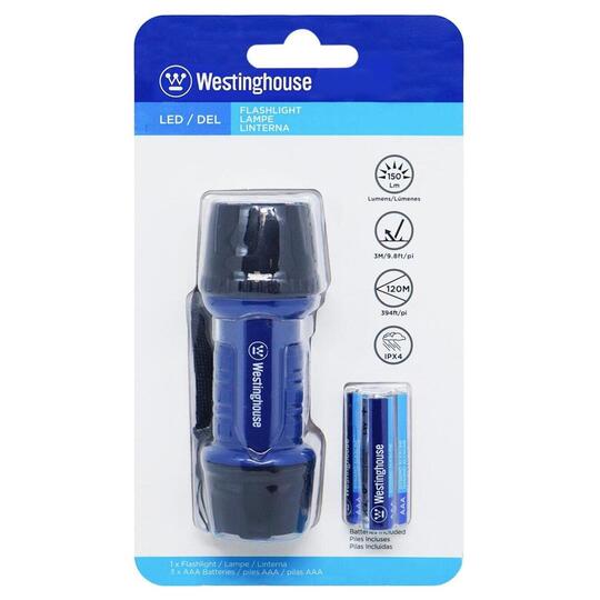 Ліхтар руч. ударостійк1W 150Лм+бат3*ААА