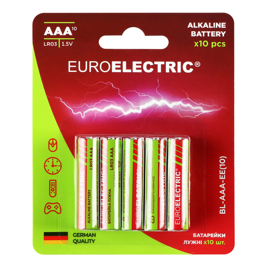 Батарейка луж.AAALR03 1,5Vеконом.пак10шт