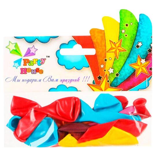 Кульки 5 дюйм Party House пастель 15шт