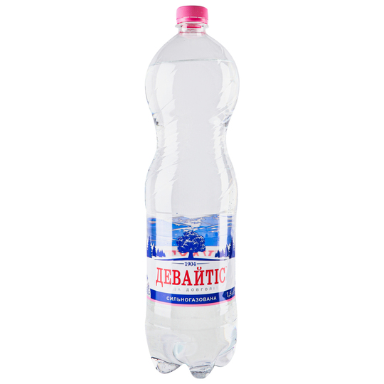 Вода сильногазована Девайтіс 1,5л ПЕТ