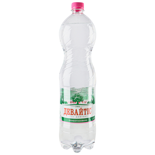 Вода слабогазвана Девайтіс 1,5л ПЕТ