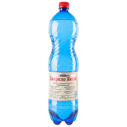 Вода слабогаз. Джерело Якова 1,5л ПЕТ