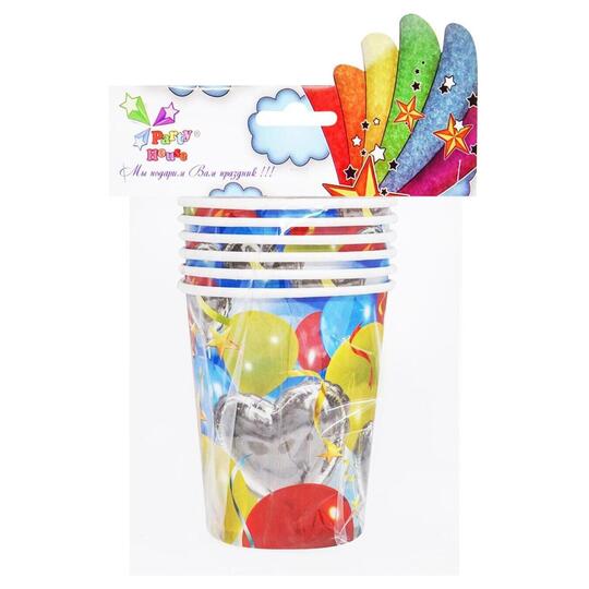 Стакани Кульки Party House 6шт