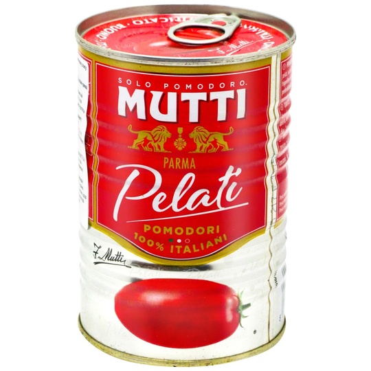 Томати очищені цілі Mutti 400г