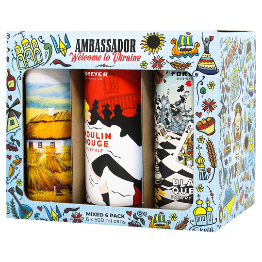 Набір пива Forever Ambassador 6*0,5л з/б