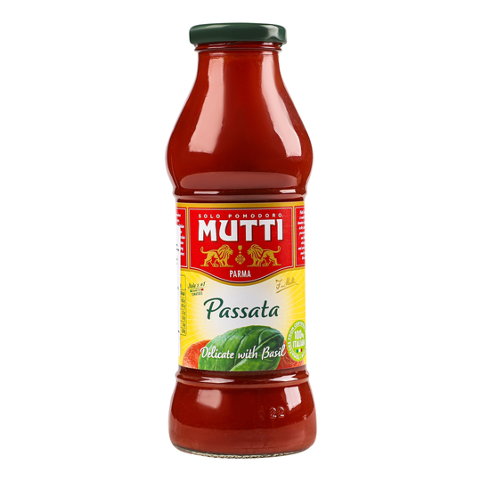 Пюре томатне Mutti з базиліком 400г