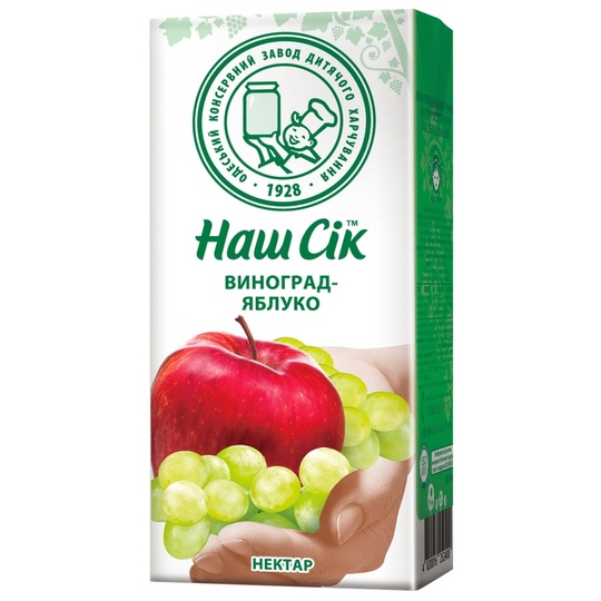 Сік Наш Сік Slim яблуко-вин. 0,33л т/п