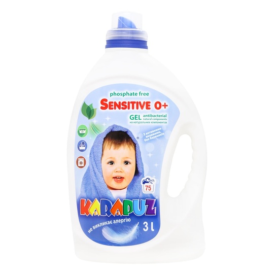 Гель д/пр. дит. біл. Карапуз Sensitive3л