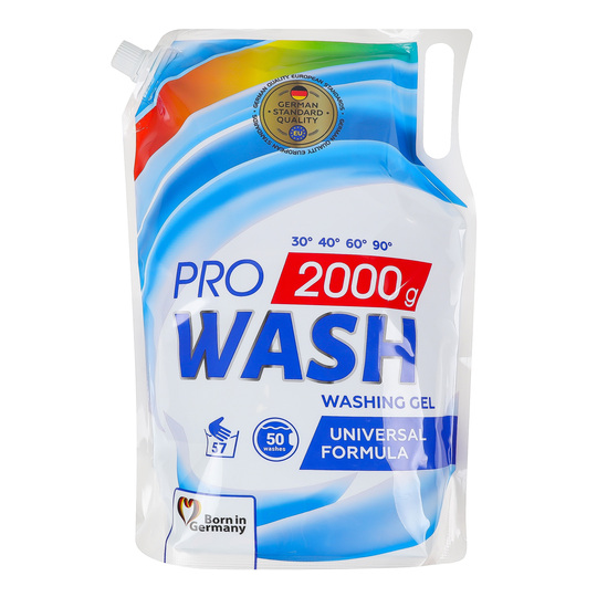 Гель д/прання Pro Wash універсал. д/п 2л