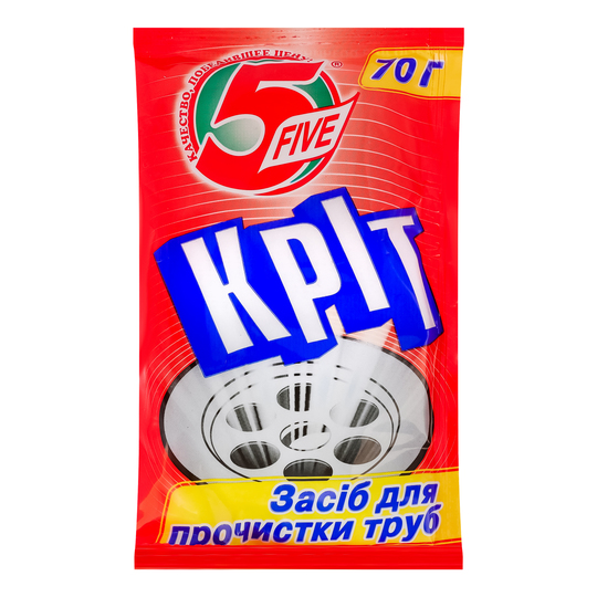 Засіб д/пр. труб гар. воді Five Кріт 70г