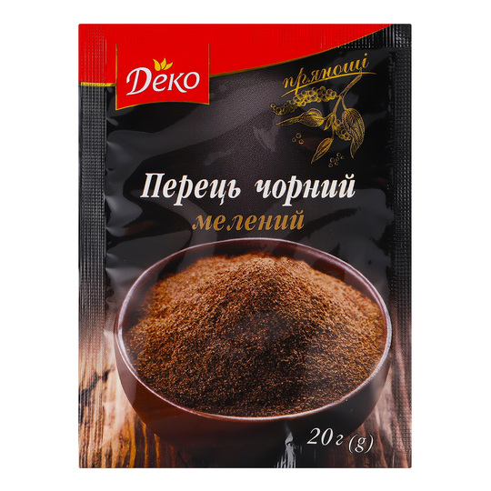 Перець чорний мелений Деко 20г