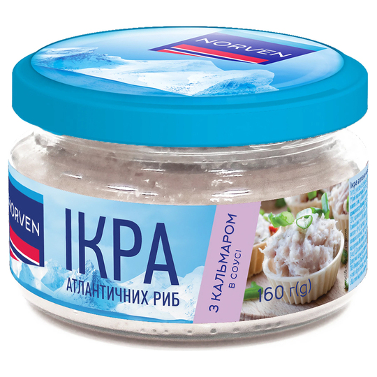 Ікра ат. риб в соусі з кал. Norven 160г