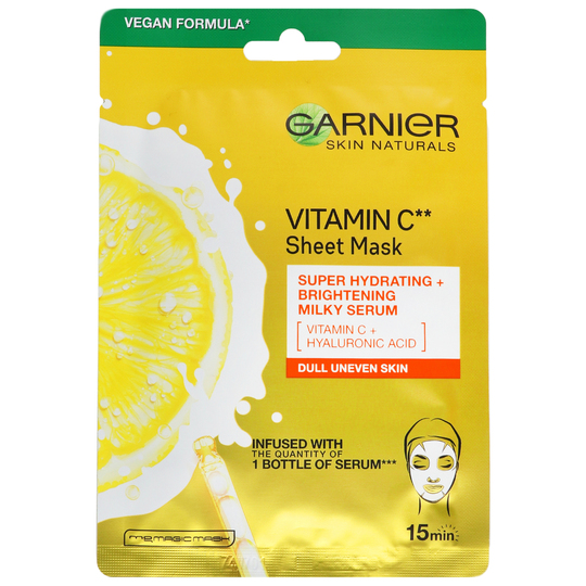 Маска ткан.віт.С д/тьм.шк.SN Garnier 28г