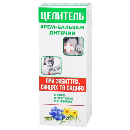 Крем-бальзам дитяч.п/забит. Целитель 70г