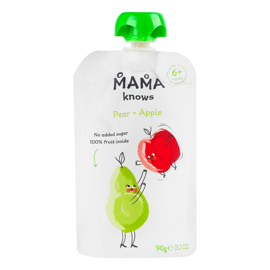 Пюре гру.ябл.б/цукру Mama knows 90г