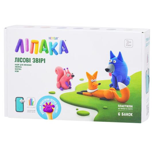 Набір пластиліну лісові звірі Lipaka
