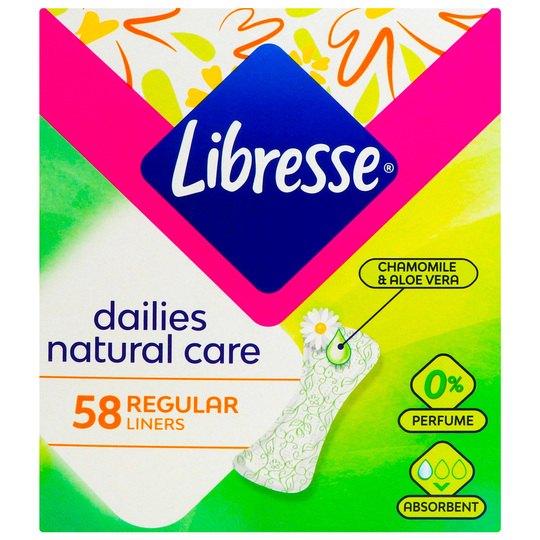 Прокладки гіг.Nat.Car.Nor.Libresse 58шт