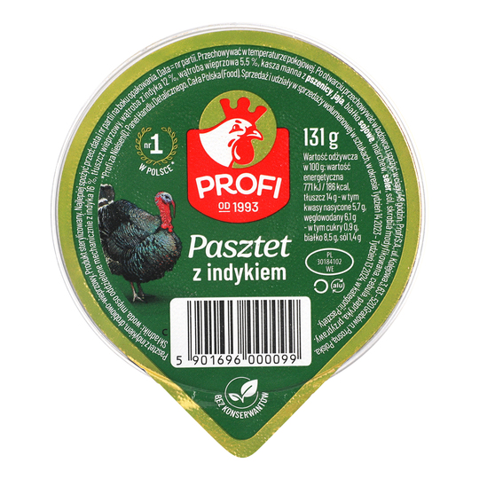 Паштет з м’ясом індика Profi 131 г