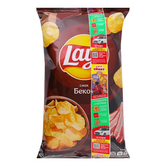 Чипси картопляні бекон Lay's 120г