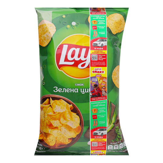 Чипси картопляні зелен.цибуля Lay's 120