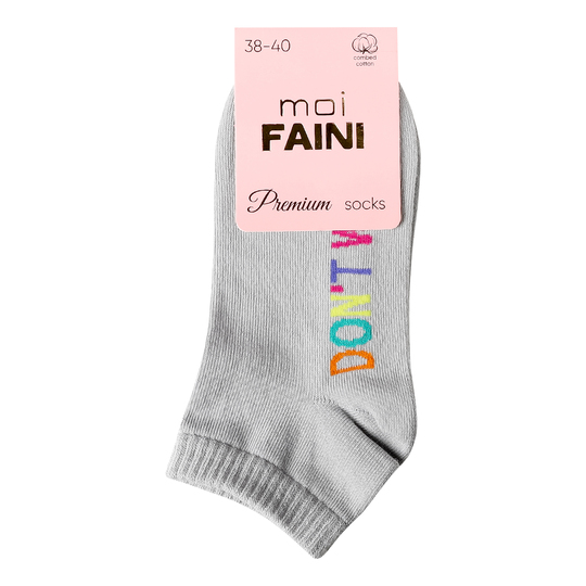Шкарпетки ж.moi FAINI BeHap.сір.р.38-40