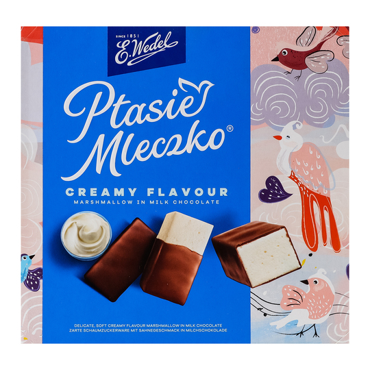 Цукерки пташ.мол.верш.смакм Wedel 340г