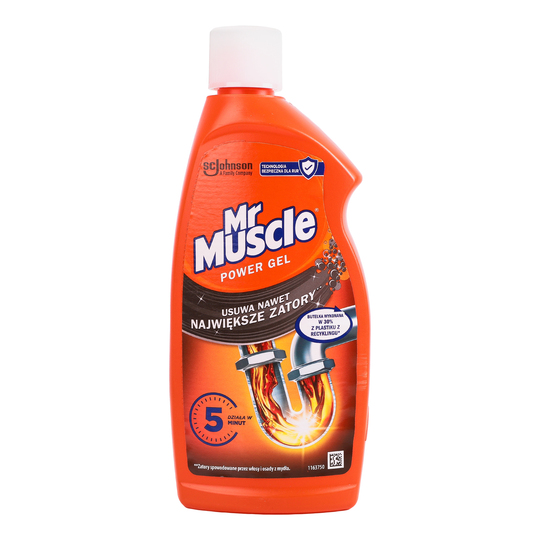 Гель для прочищення труб Mr Muscle 500мл