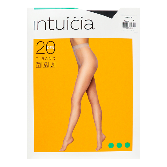 Колготи жін.Інтуіція band чор.20den р.4