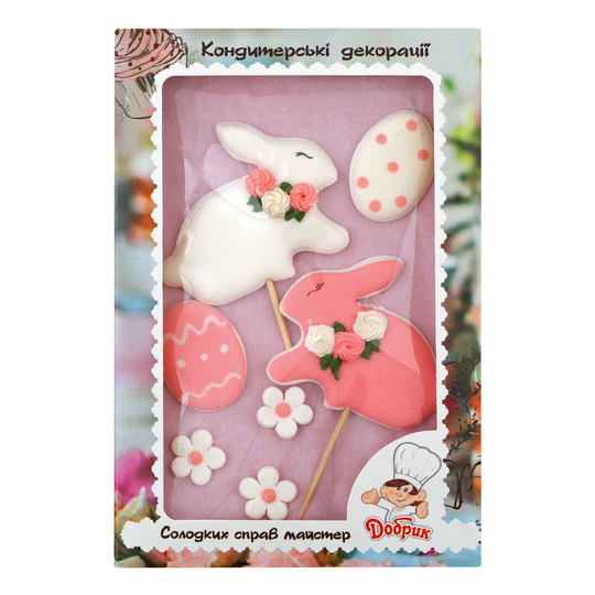 Набір пасх.Добрик Зайчик з квіт.
