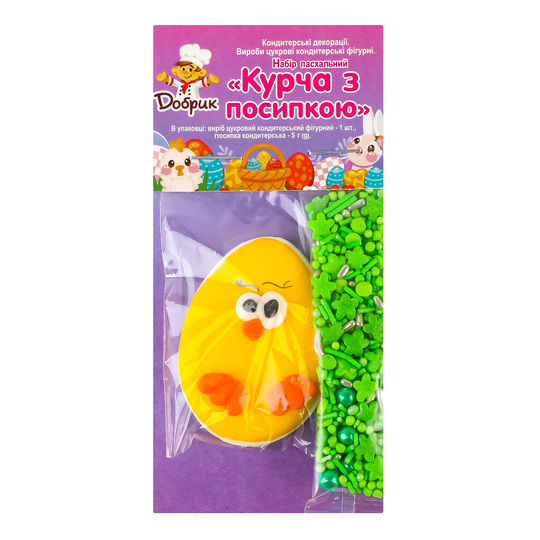 Набір пасх.Добрик Курча з посипкою