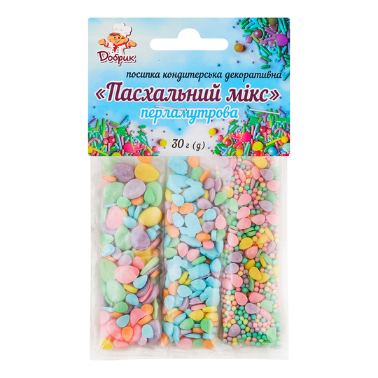Посипка декорат.Добрик Пасх.мікс 30г