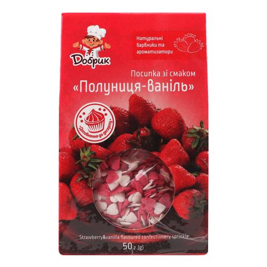 Посипка фігур.з/смак.Пол.-ван.Добрик50г