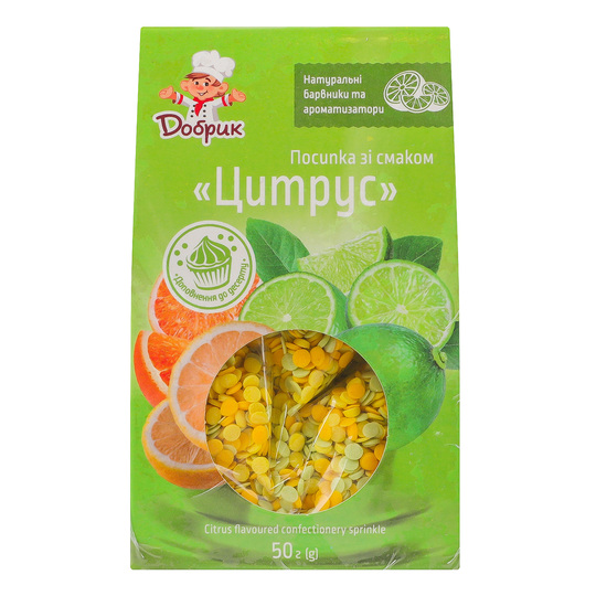 Посипка фігур.з/смак.ЦитрусДобрик50г