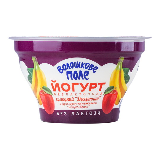 Йогурт ВП 2,8% яб.бан б/з 140г
