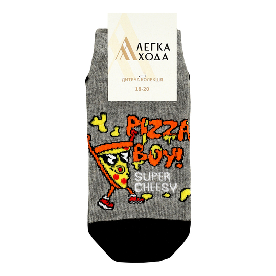 Шкарпетки дит.ЛХ,9289 р.18-20,сірий мел.